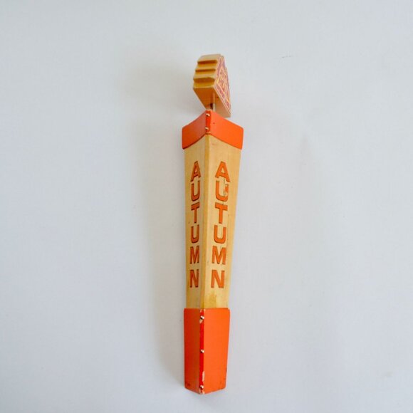 Red Hook Autumn Ale 3-Sided Tap Handle Beer 12" Wood Seattle, Washington USA - Picture 3 of 6